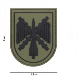 Patch 3D PVC Spanish shield avec velcro de la marque 101 Inc (444130-5513)