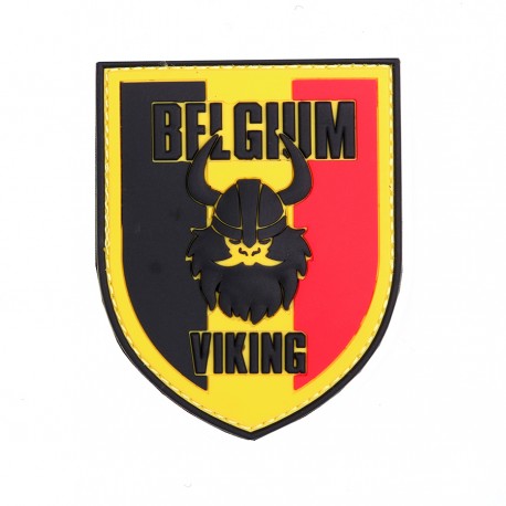 Patch 3D PVC Belgium viking avec velcro de la marque 101 Inc (444130-7000)