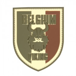 Patch 3D PVC Belgium viking avec velcro de la marque 101 Inc (444130-7001)