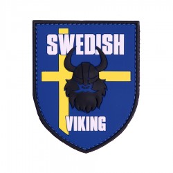 Patch 3D PVC Swedish viking avec velcro de la marque 101 Inc (444130-7009)