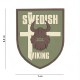 Patch 3D PVC Swedish viking avec velcro de la marque 101 Inc (444130-7008)