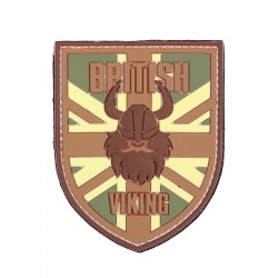 Patch 3D PVC British viking avec velcro de la marque 101 Inc (444130-7002)