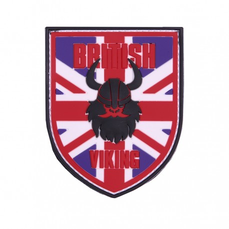 Patch 3D PVC British viking avec velcro de la marque 101 Inc (444130-7003)