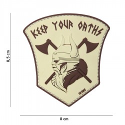 Patch 3D PVC Keep our oarths