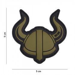 Patch 3D PVC Vicking helmet avec velcro de la marque 101 Inc (444130-5217)