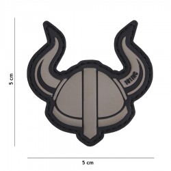 Patch 3D PVC Vicking helmet avec velcro de la marque 101 Inc (444130-5222)