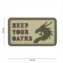 Patch 3D PVC Keep your oaths