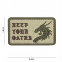 Patch 3D PVC Keep your oaths
