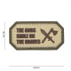 Patch 3D PVC The Gods smile on the braves avec velcro de la marque 101 Inc (444130-5444)