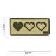 Patch 3D PVC Last live avec velcro de la marque 101 Inc (444100-3865)