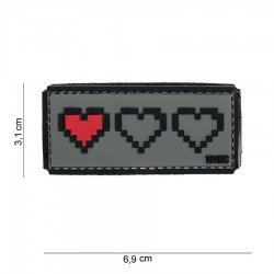 Patch 3D PVC Last live avec velcro de la marque 101 Inc (444100-3866)