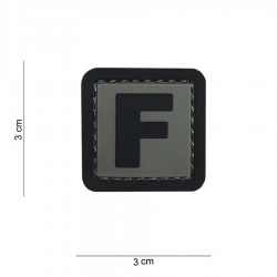 Patch 3D PVC F avec velcro de la marque 101 Inc (444100-3897)