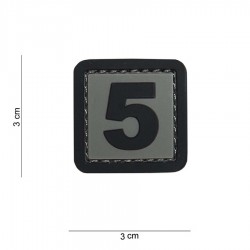 Patch 3D PVC 5 avec velcro de la marque 101 Inc (444100-3902)