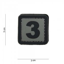 Patch 3D PVC 3 avec velcro de la marque 101 Inc (444100-3906)