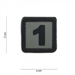 Patch 3D PVC 1 avec velcro de la marque 101 Inc (444100-3910)