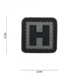 Patch 3D PVC H avec velcro de la marque 101 Inc (444100-3912)