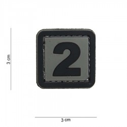 Patch 3D PVC 2 avec velcro de la marque 101 Inc (444100-3919)