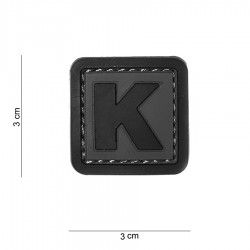 Patch 3D PVC K avec velcro de la marque 101 Inc (444100-3985)