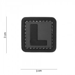 Patch 3D PVC L avec velcro de la marque 101 Inc (444100-3986)