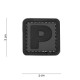Patch 3D PVC P avec velcro de la marque 101 Inc (444100-3990)