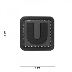 Patch 3D PVC U avec velcro de la marque 101 Inc (444100-3995)