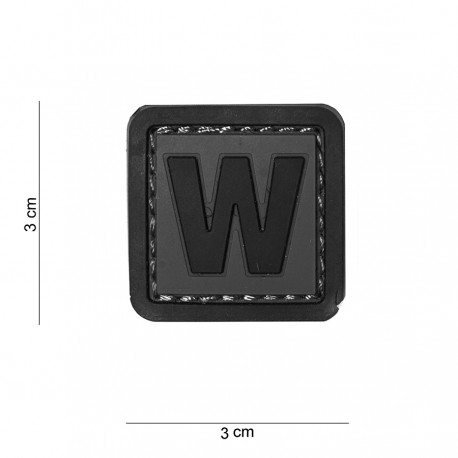Patch 3D PVC W avec velcro de la marque 101 Inc (444100-3997)