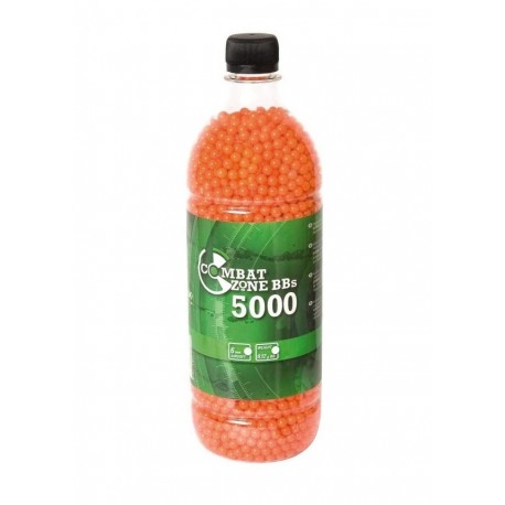 Bille airsoft Combat zone 0.12 gramme en pot de 5000 billes de la marque Umarex (2.5672)