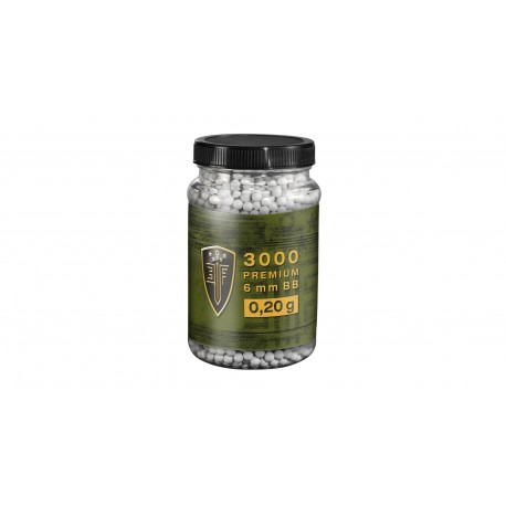 Bille airsoft Elite force 0.20 gramme en pot de 3000 billes de la marque Umarex (4.1839)