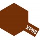 Peinture pour maquette plastique. La couleur est XF68 Brun OTAN mat 10 ml de la marque Tamiya (81768)