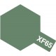 Peinture pour maquette plastique. La couleur est XF65 Gris campagne mat 10 ml de la marque Tamiya (81765)