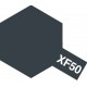 Peinture pour maquette plastique. La couleur est XF50 Bleu campagne mat de la marque Tamiya (81750)
