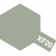 Peinture pour maquette plastique. La couleur est XF20 Gris moyen mat 10 ml de la marque Tamiya (81720)