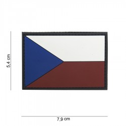 Patch 3D PVC Tchéquie avec velcro de la marque 101 Inc (444110-4001)