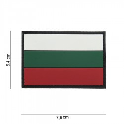 Patch 3D PVC Bulgarie avec velcro de la marque 101 Inc (444110-4003)