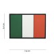 Patch 3D PVC Irlande avec velcro de la marque 101 Inc (444110-4007)