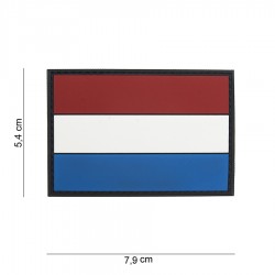 Patch 3D PVC Luxembourg avec velcro de la marque 101 Inc (444110-4008)