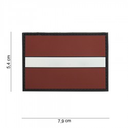 Patch 3D PVC Lettonie