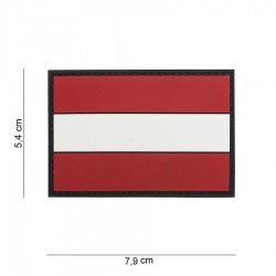 Patch 3D PVC Autriche avec velcro de la marque 101 Inc (444110-4011)