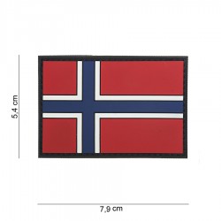 Patch 3D PVC Norvège avec velcro de la marque 101 Inc (444110-4015)