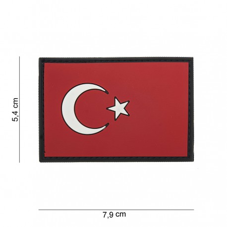 Patch 3D PVC Turquie avec velcro de la marque 101 Inc (444110-4016)