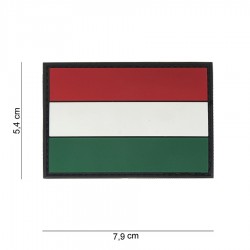 Patch 3D PVC Hongrie avec velcro de la marque 101 Inc (444110-4049)