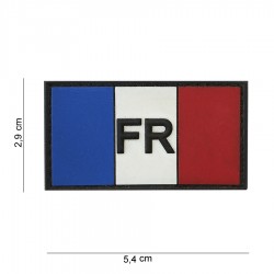 Patch 3D PVC France avec velcro de la marque 101 Inc (444120-4050)