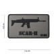 Patch 3D PVC Scar-H avec velcro de la marque 101 Inc (444130-3760)