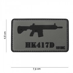 Patch 3D PVC HK417D avec velcro de la marque 101 Inc (444130-3761)