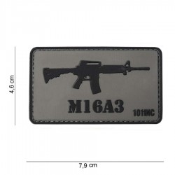 Patch 3D PVC M16A3 avec velcro de la marque 101 Inc (444130-3766)