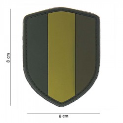 Patch 3D PVC Ecusson Belgique avec velcro de la marque 101 Inc (444130-3776)