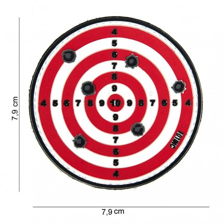 Patch 3D PVC Target avec velcro de la marque 101 Inc (444130-3892)