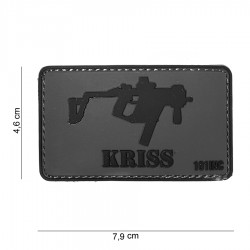 Patch 3D PVC Kriss avec velcro de la marque 101 Inc (444130-4027)