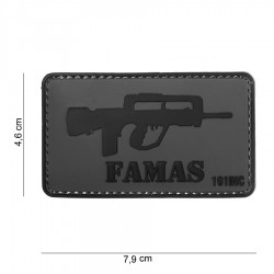 Patch 3D PVC FAMAS avec velcro de la marque 101 Inc (444130-4032)