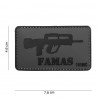 Patch 3D PVC FAMAS